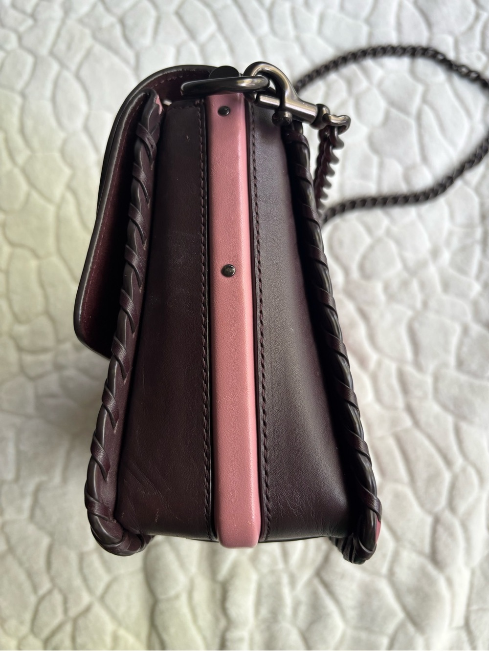 Coach Dreamer Shoulder Bag In Colorblock With Whipstitch NO HANGTAG NO STRAP - Picture 8 of 16